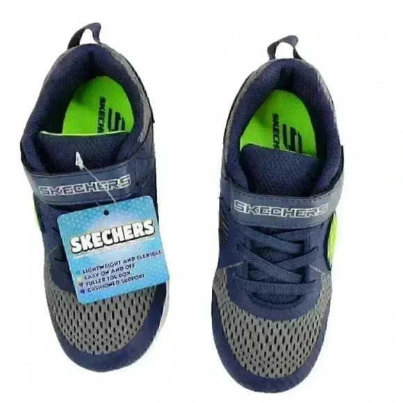 Skechers 95039N/CCNV Comfy Flex - Hyper Stride Boy - Picture 3 of 10
